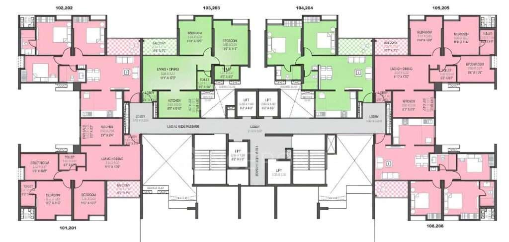 2 bhk 3 bhk kiwale affordable project